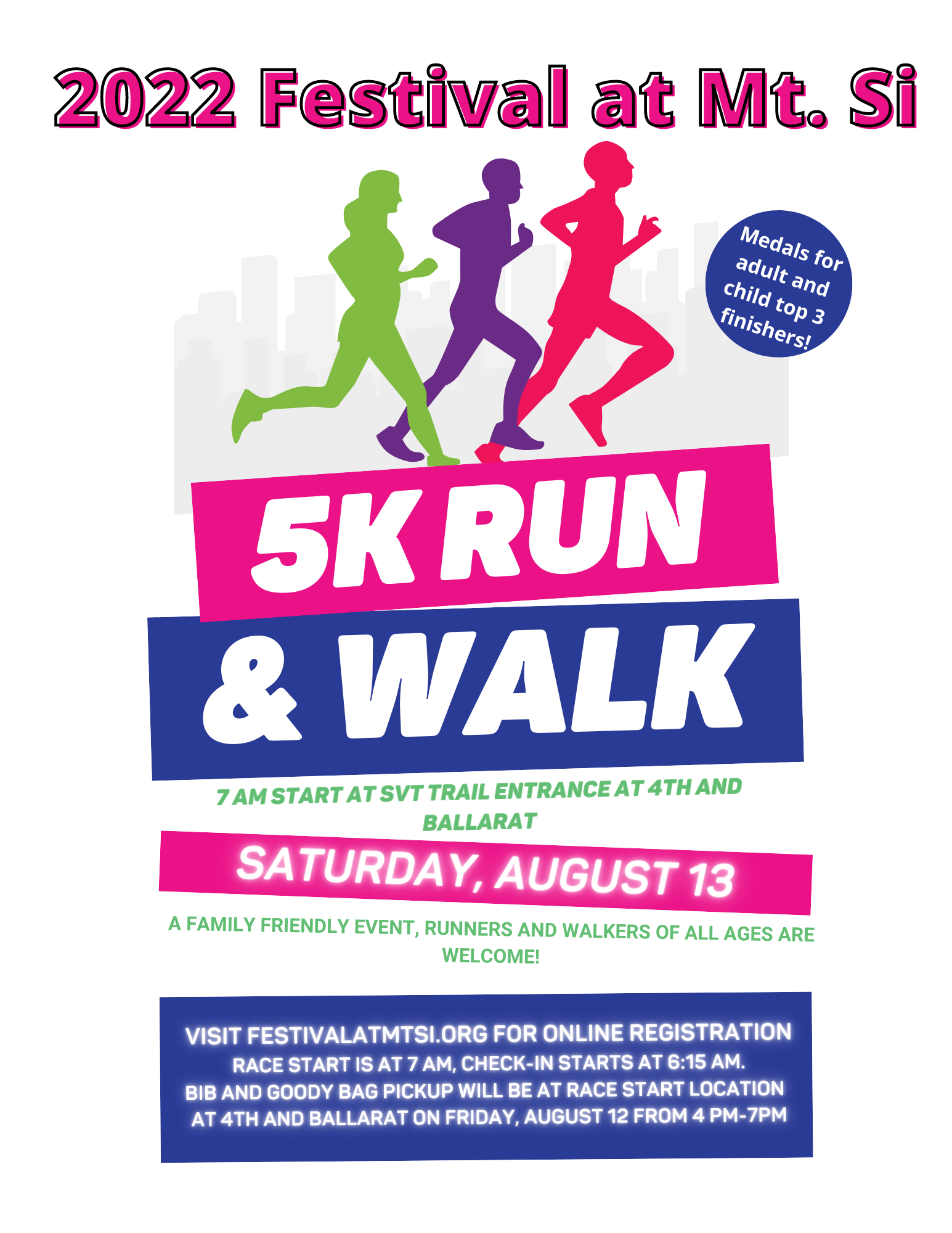 Fun Run and Walk poster